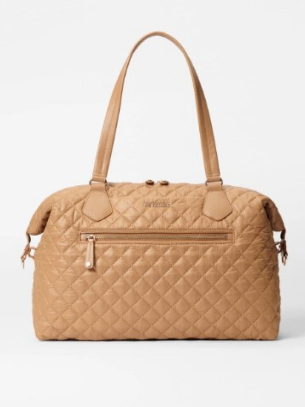 MZ Wallace Caramel Brown Crosby Getaway Travel Bag